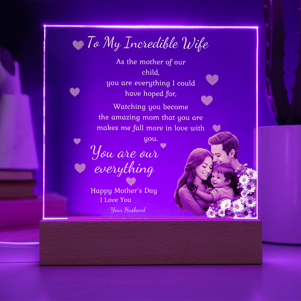 To My Wife- On Mother's Day