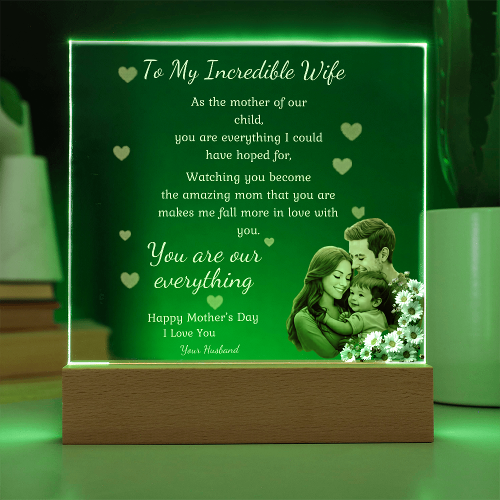 To My Wife- On Mother's Day