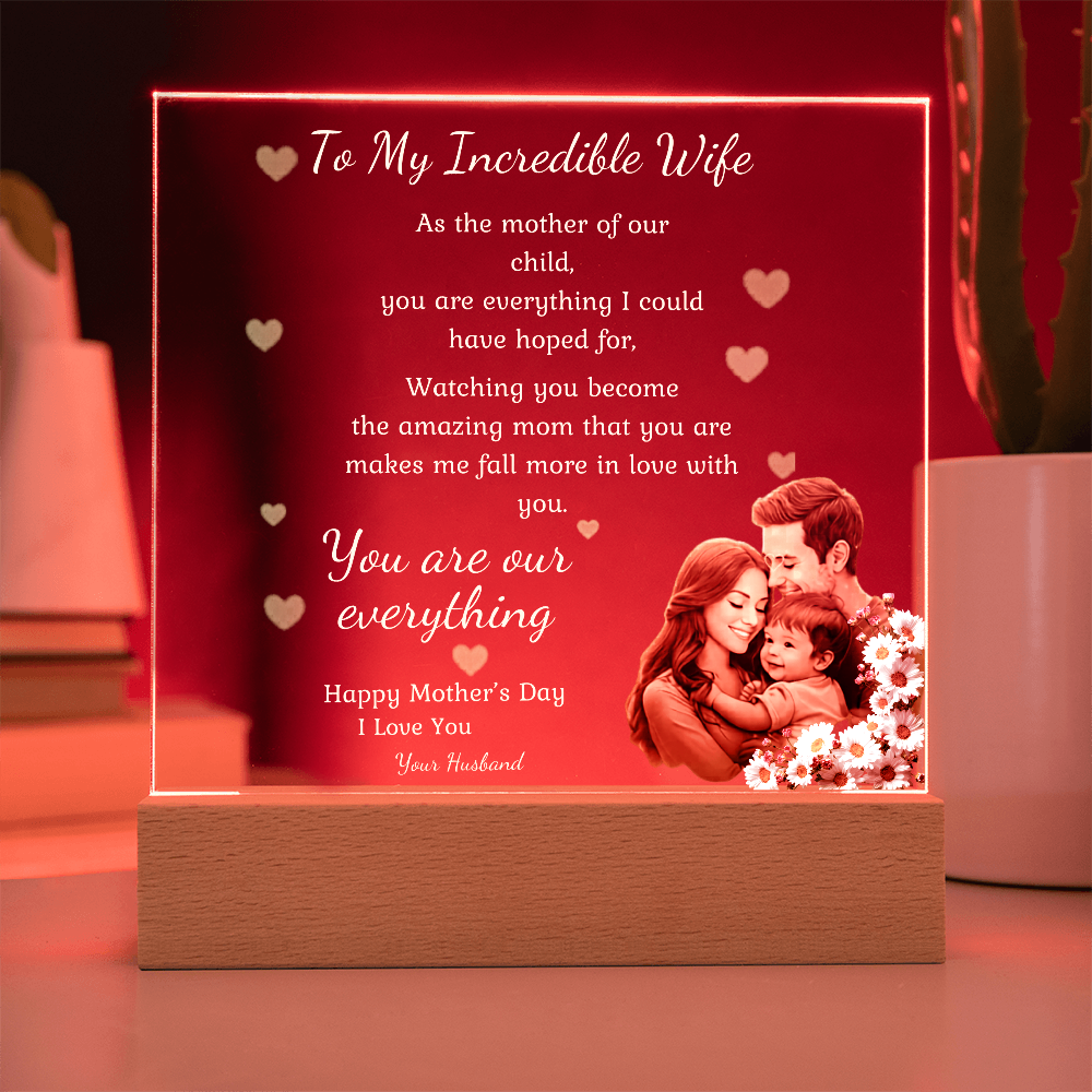 To My Wife- On Mother's Day